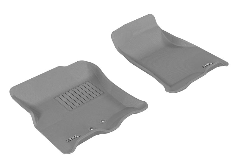 3D MAXpider 2011-2017 Ford/Lincoln Expedition/Navigator Kagu 1st Row Floormat - Gray L1FR07711501