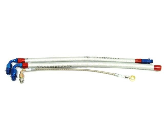 Diftech Bottom Mount Turbo Coolant & Oil Lines Kit S13 SR20DET