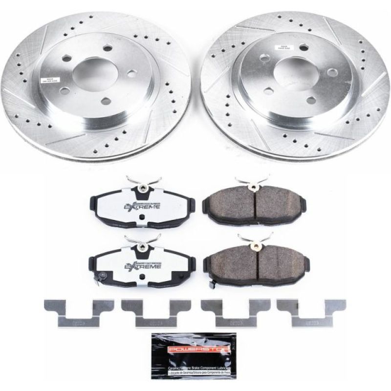 PowerStop PSB Z26 Street Warrior Kit Brakes, Rotors & Pads Brake Kits - Performance D&S main image