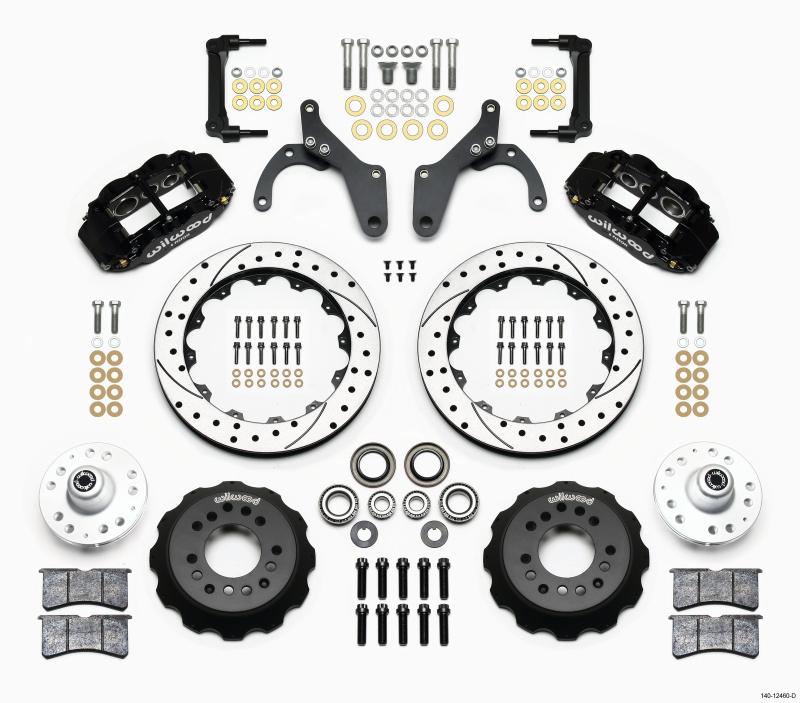 Wilwood Narrow Superlite 6R Front Hub Kit 12.88in Drilled 59-64 Chevy Impala / 63-64 Corvette 140-12460-D Main Image