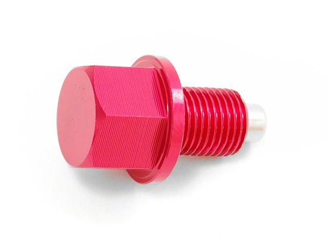 TiTek Magnetic Oil Drain Bolt Plug M12 x 1.25 RED
