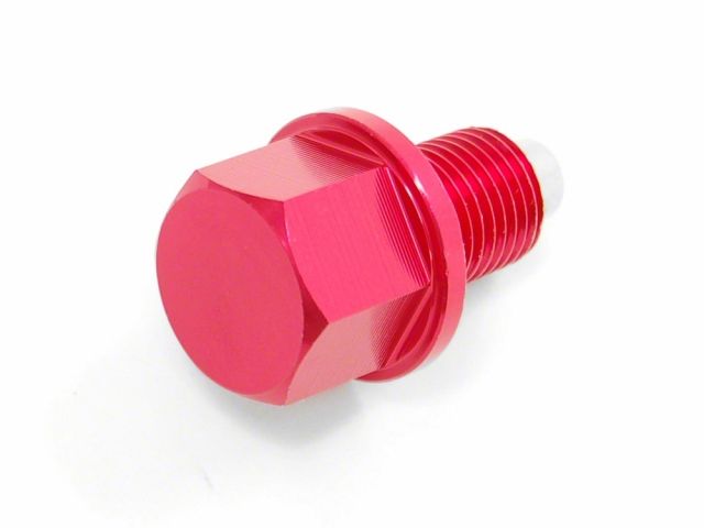 TiTek Magnetic Oil Drain Bolt Plug M12 x 1.25 RED
