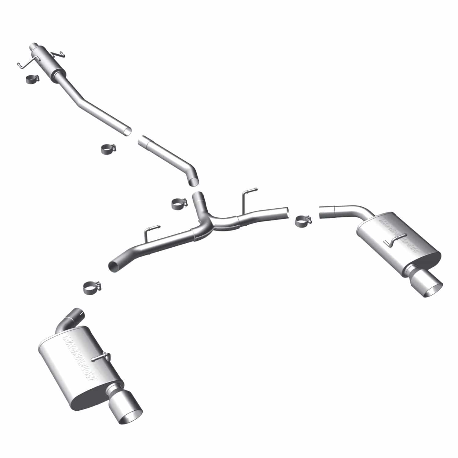 MagnaFlow Ford Fusion Street Series Cat-Back Performance Exhaust System