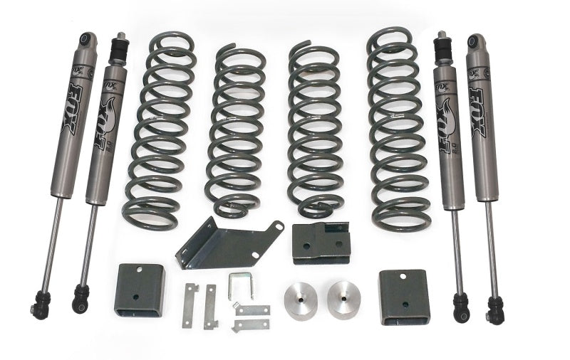 MaxTrac 07-18 Jeep Wrangler JK 2WD/4WD 3in/3in Coil Lift Kit w/FOX Shocks K889730F