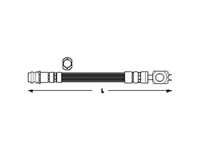 Meyle Brake Hydraulic Hose 1006110053 Item Image