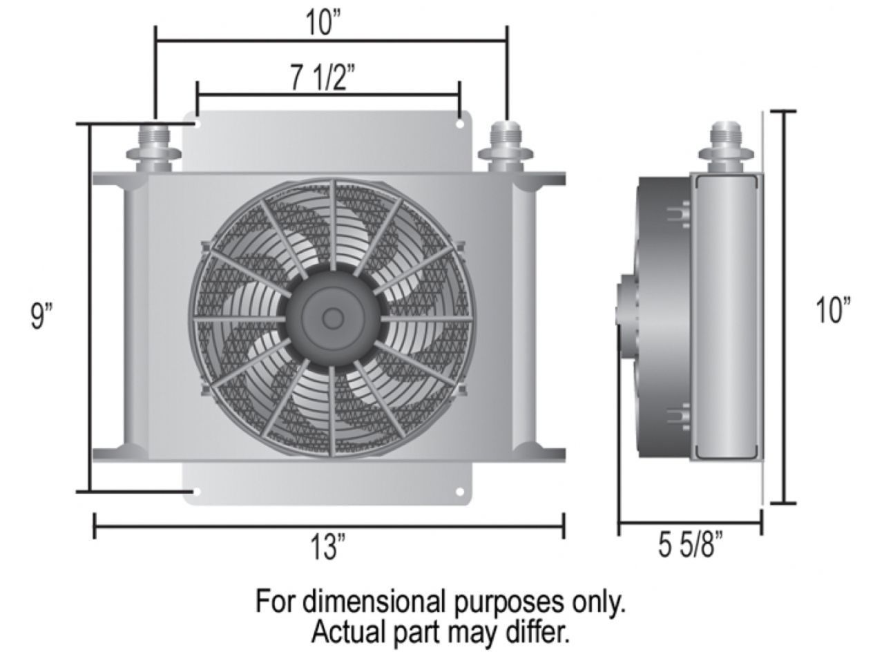 Derale 25 Row Hyper-Cool Transmission Cooler Kit, -8AN