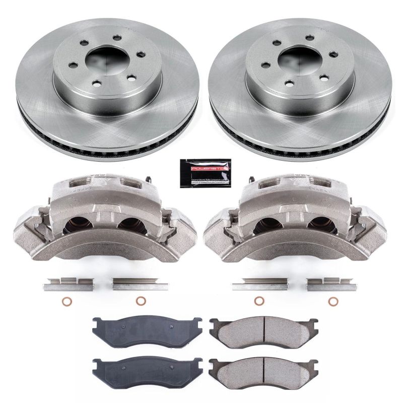 PowerStop PSB Autospecialty Kit w/Cals Brakes, Rotors & Pads Brake Kits - OE main image