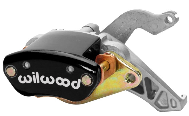 Wilwood Caliper-MC4-R/H - Black w/ Logo, 1.19" Piston