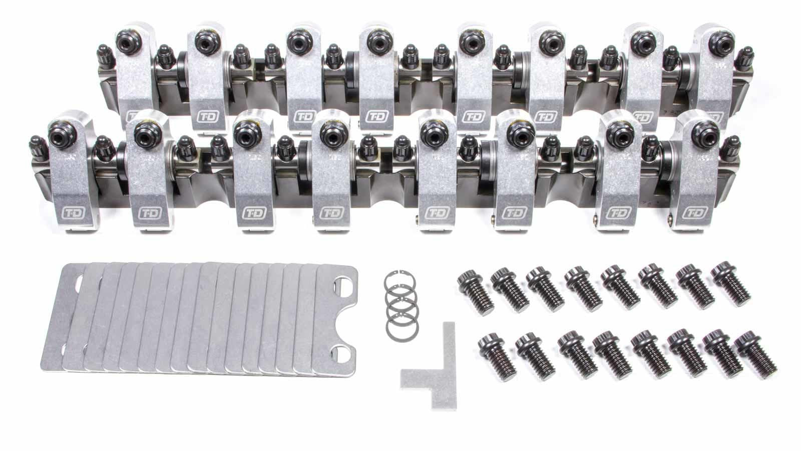 T and D Machine SBF Shaft Rocker Arm Kit - 1.6/1.6 Ratio TDM7341-160/160