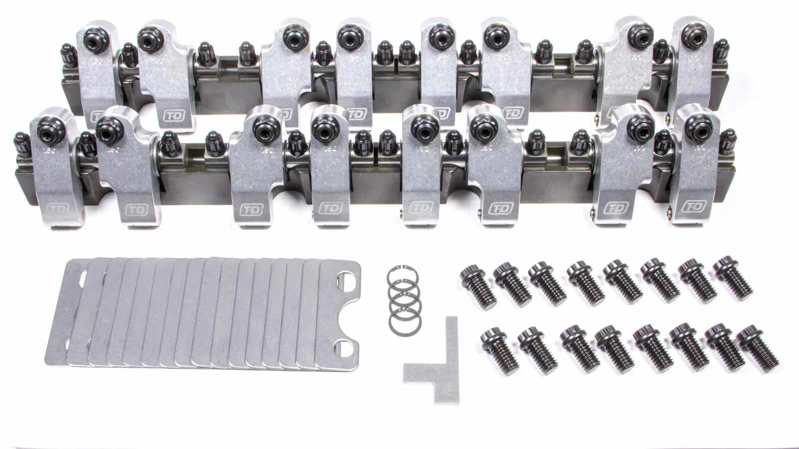 T and D Machine SBC Shaft Rocker Arm Kit - 1.6/1.6 Ratio TDM2300-160/160