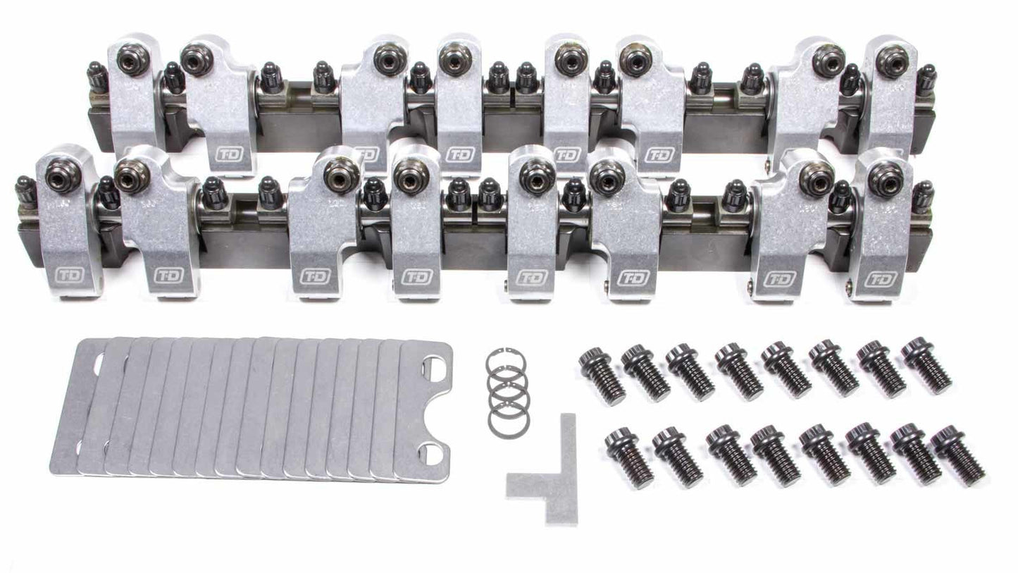 T and D Machine SBC Shaft Rocker Arm Kit 1.60/1.60 Ratio TDM2305-160/160