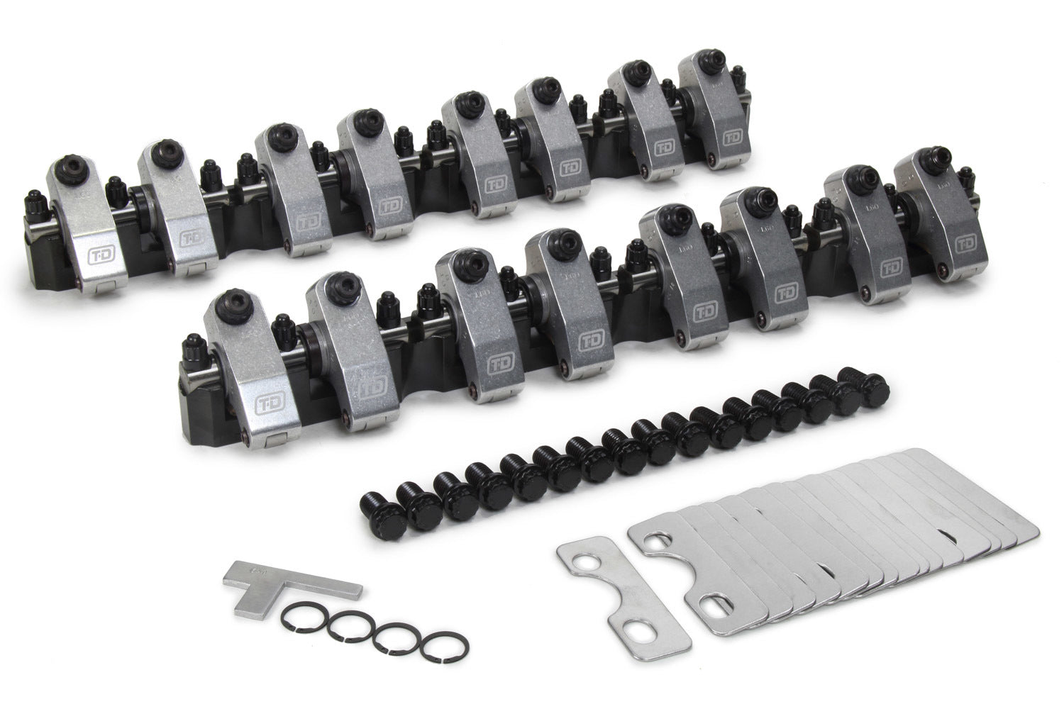 T and D Machine SBF Shaft Rocker Arm Kit w/Edelbrock Victor Jr Hd TDM7304-160/160