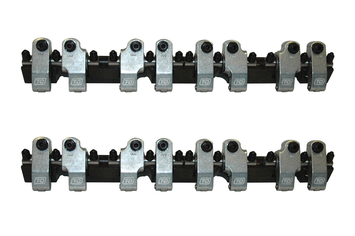 T and D Machine SBC Shaft Rocker Arm Kit - 1.6/1.6 Ratio TDM2301-160/160