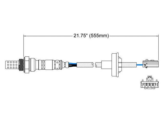 Walker Oxygen Sensor 250 24027 Item Image
