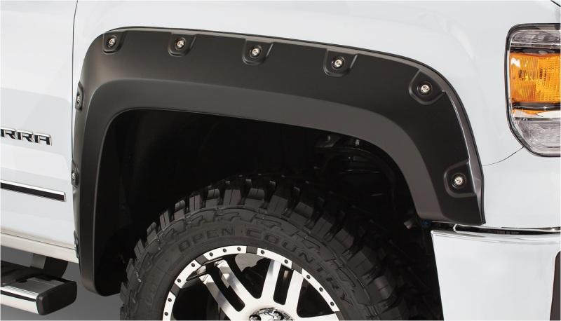 Bushwacker 14-15 GMC Sierra 1500 Boss Pocket Style Flares 2pc - Black 40117-02 Main Image