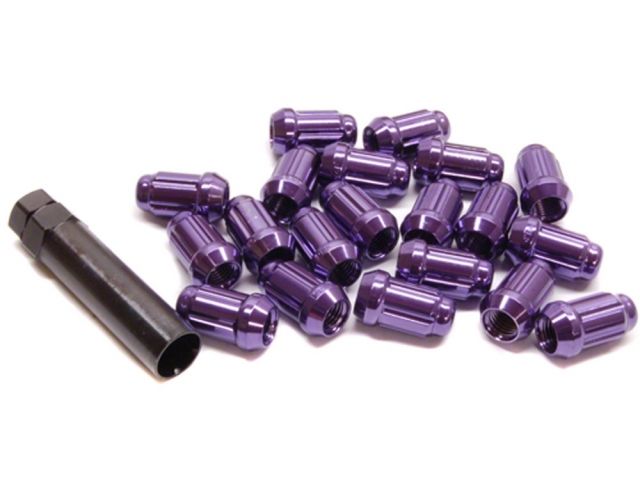 Muteki Closed Ended Wheel Lug Nuts Purple M12x1.5mm 20pcs