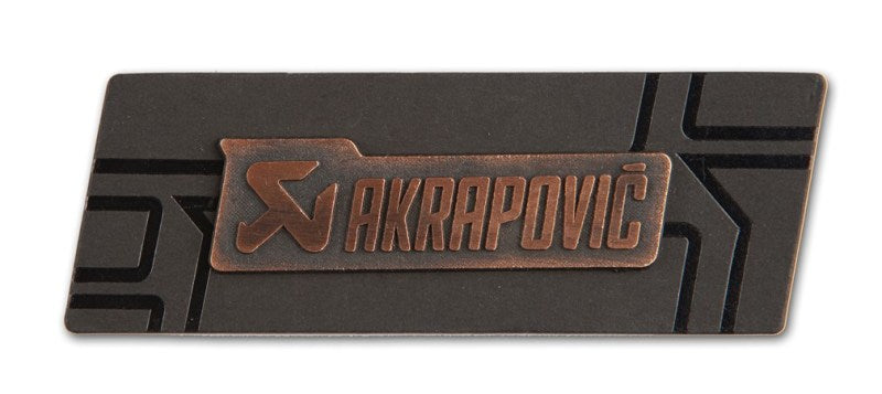 Akrapovic Copper sign badge 800910