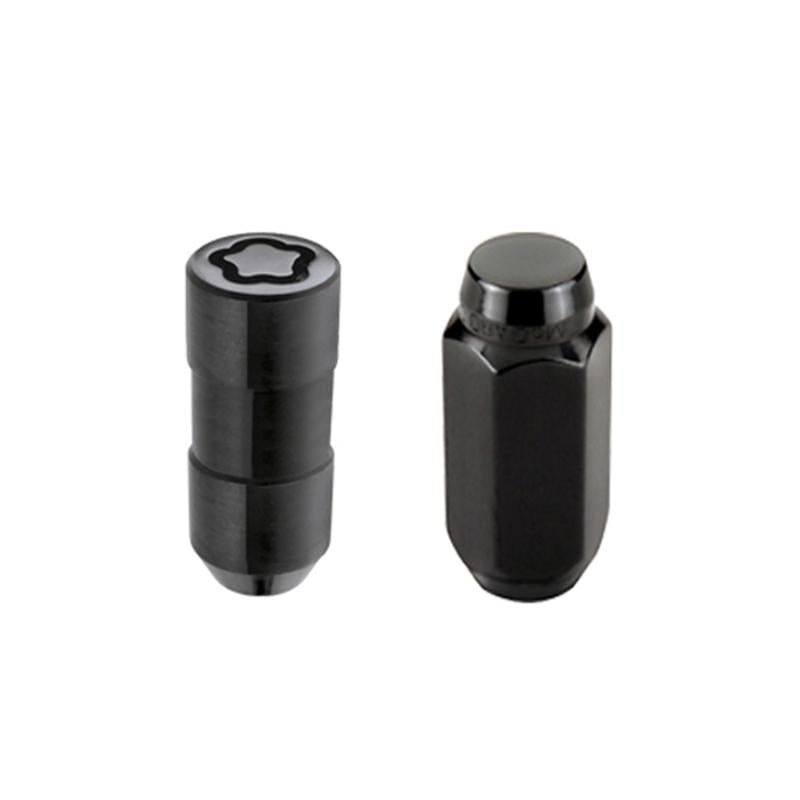 McGard 8 Lug Hex Install Kit w/Locks (Cone Seat Nut) M14X1.5 / 22mm Hex / 1.945in. Length - Black 84840 Main Image