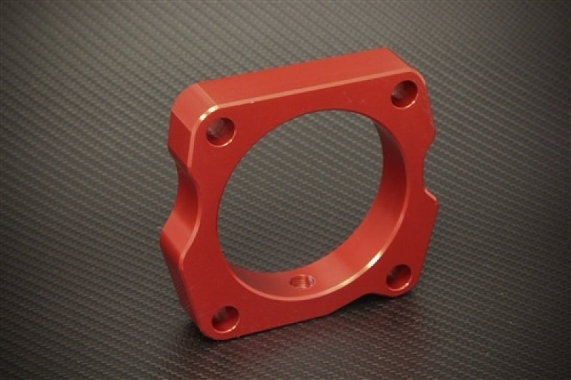 Torque Solution Throttle Body Spacer (Red): 12-15 Honda Civic Si