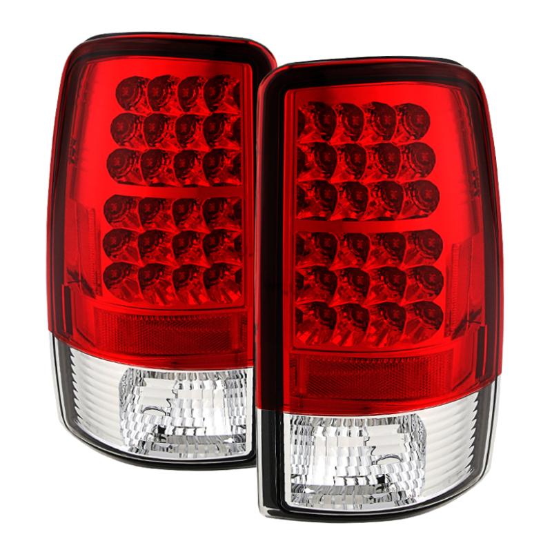 Spyder Chevy Suburban/Tahoe 1500/2500 00-06 LED Tail Lights Red Clear ALT-YD-CD00-LED-RC 5001542 Main Image