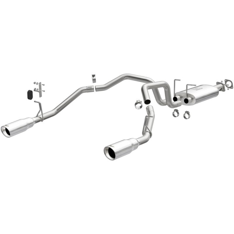 MagnaFlow 2019 Ram 1500 Street Series Cat-Back Exhaust Dual Rear Exit w/Polished Tips 19498 Main Image