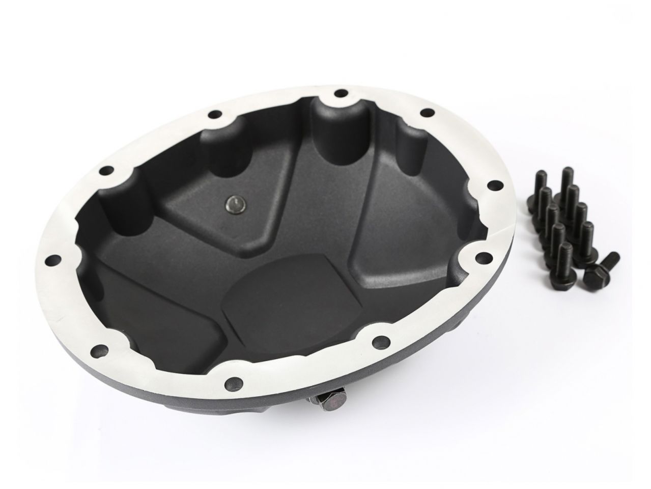 Rugged Ridge Boulder Aluminum Differential Cover, Black, for Dana 35