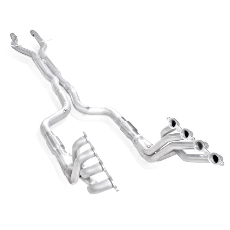 Stainless Works 2016-18 Cadillac CTS-V Sedan Headers 2in Primaries 3in Catted Leads Into X-Pipe CTSV16HCAT Main Image