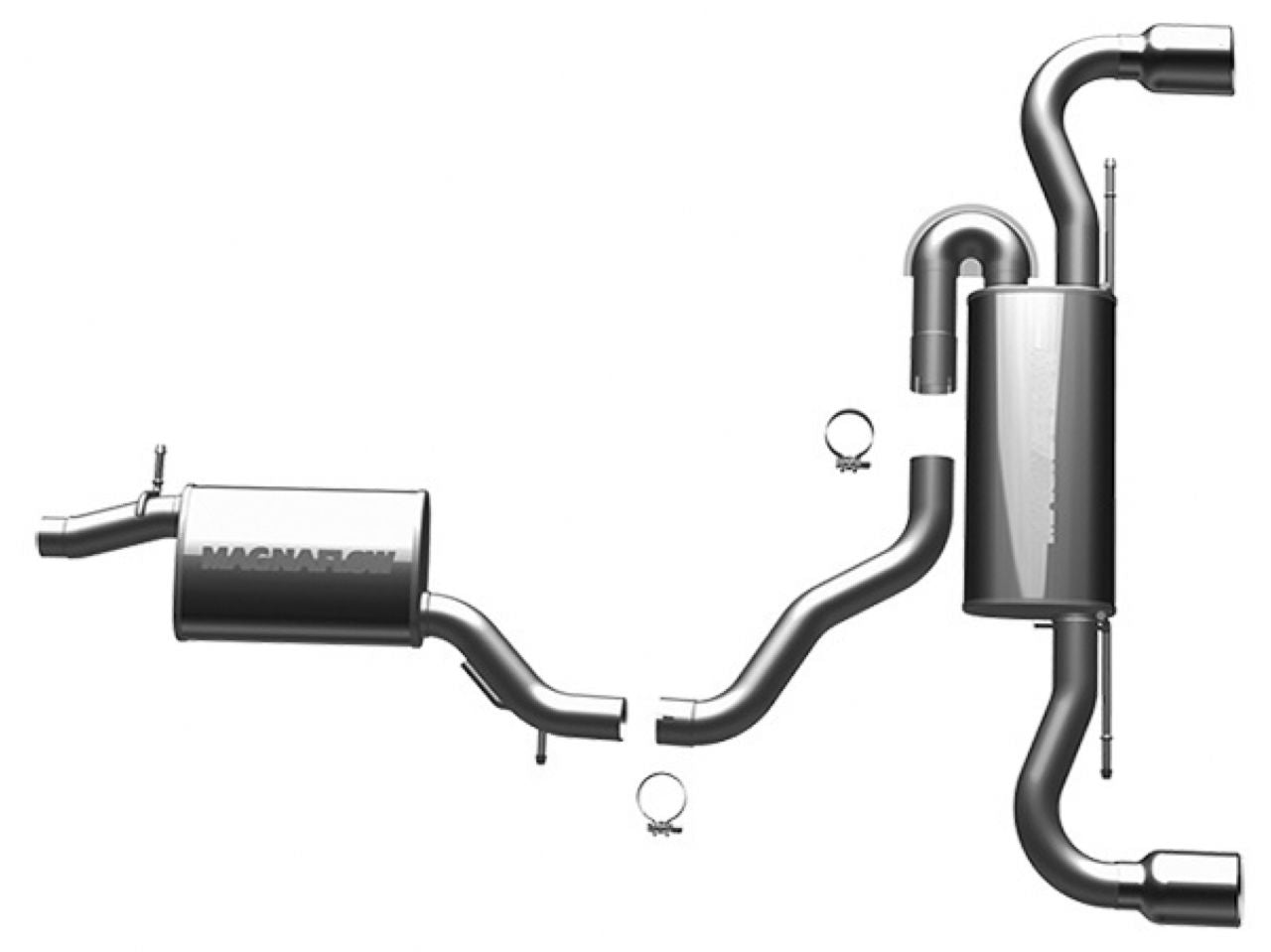 MagnaFlow Audi TT Quattro Touring Series Cat-Back Performance Exhaust System