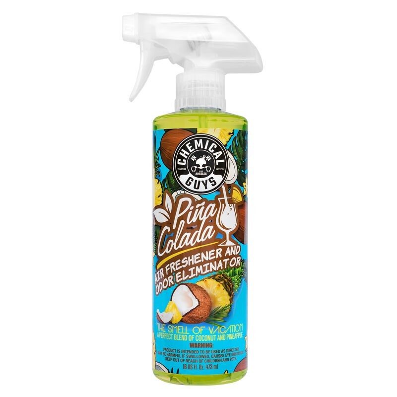 Chemical Guys Pina Colada Air Freshener & Odor Eliminator - 16oz (P6) AIR22916