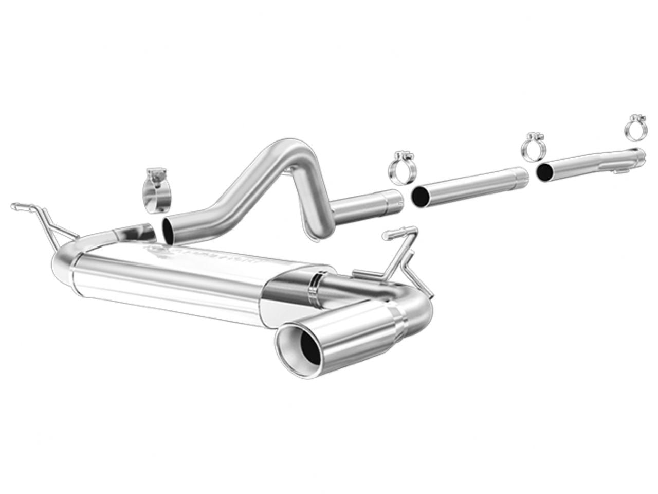 MagnaFlow Jeep Wrangler Street Series Cat-Back Performance Exhaust System