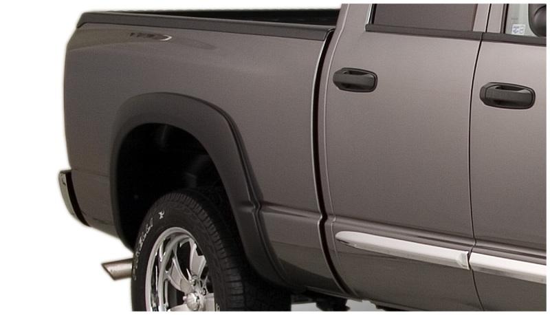 Bushwacker 06-08 Dodge Ram 1500 Fleetside OE Style Flares 2pc 75.9/76.3in Bed - Black 50022-02 Main Image