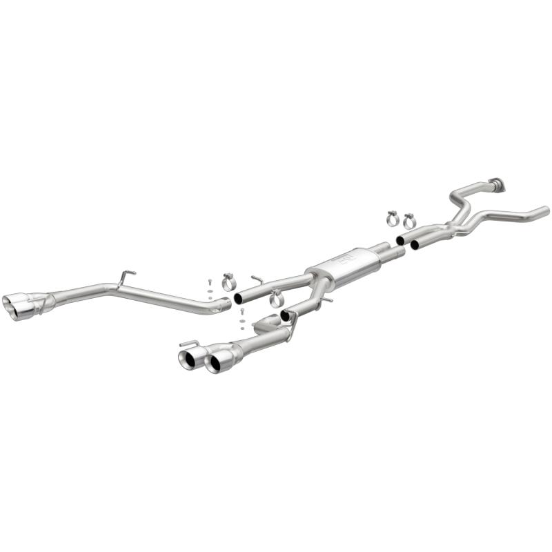 MagnaFlow CatBack 16-19 Cadillac CT6 V6 3.0L Street Series 2.5in Pipe Dia Polished Tips 19301 Main Image