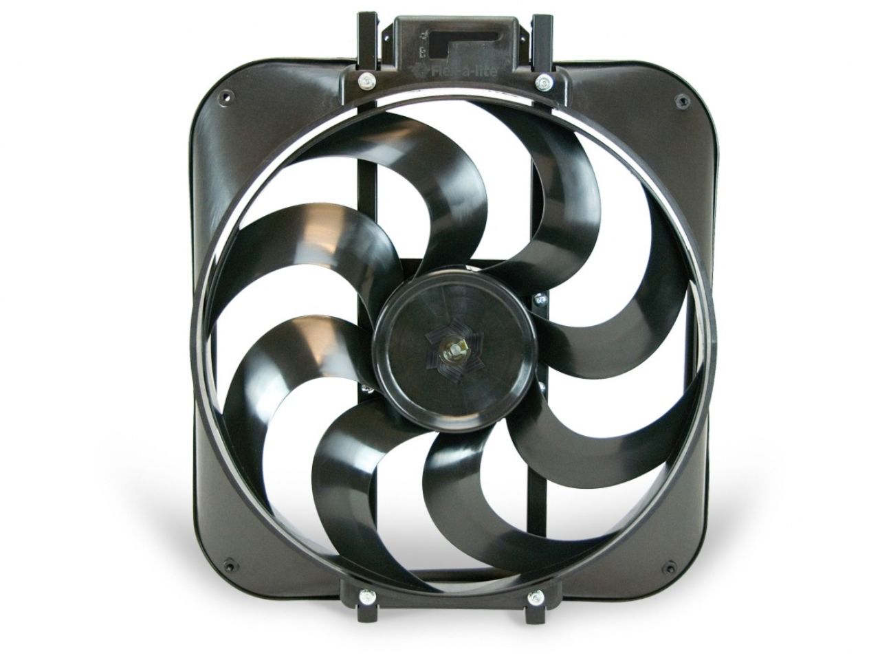 Flexalite 16" Single S Blade Puller Electric Fan w/ Complete Kit  w/o Controls