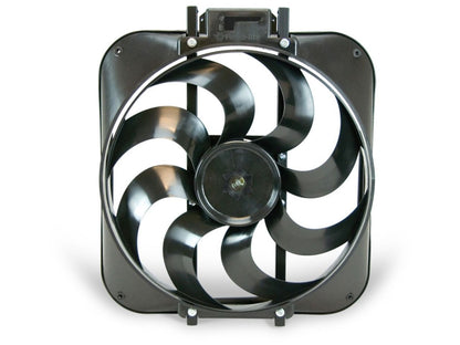 Flexalite 16" Single S Blade Puller Electric Fan w/ Complete Kit  w/o Controls
