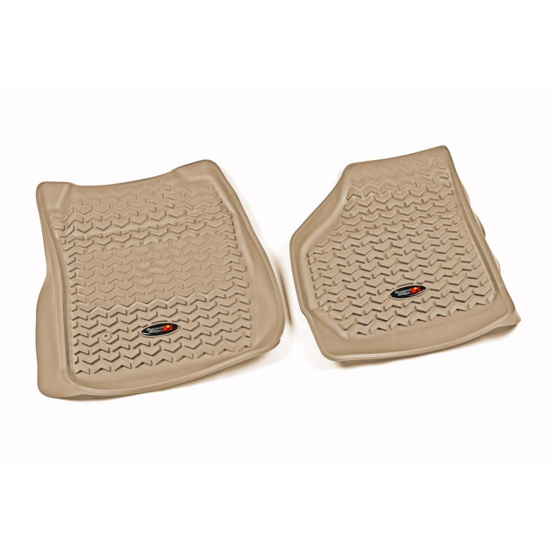 Rugged Ridge RUG Floor Liners - Tan Floor Mats Floor Mats - Rubber main image