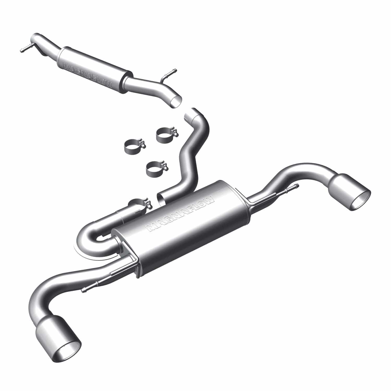 MagnaFlow Audi TT Quattro Sport Series Cat-Back Performance Exhaust System