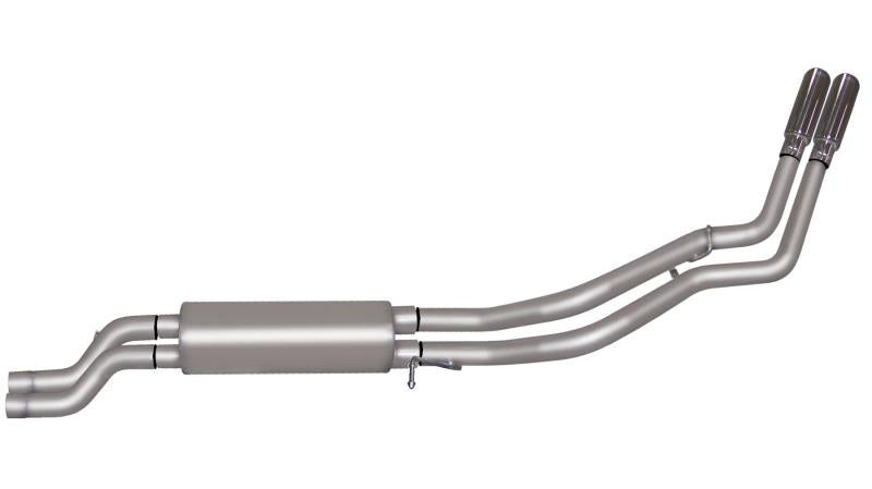 Gibson 01-05 Chevrolet Silverado 2500 HD Base 6.0L 2.5in Cat-Back Dual Sport Exhaust - Stainless 65202 Main Image