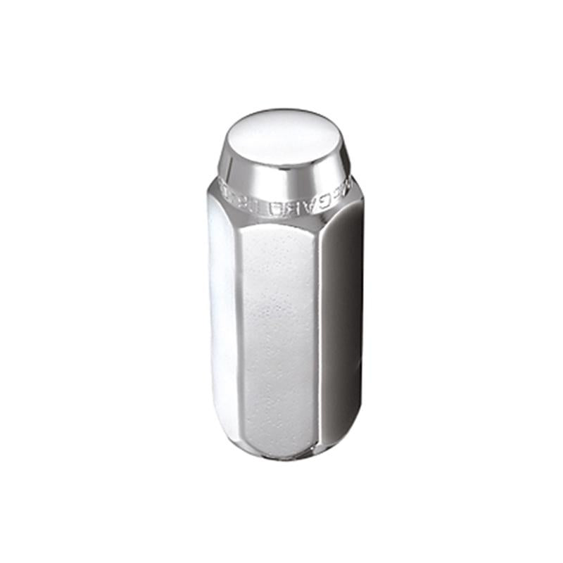 McGard Hex Lug Nut (Cone Seat) M14X1.5 / 22mm Hex / 1.945in. Length (Box of 100) - Chrome 69424 Main Image