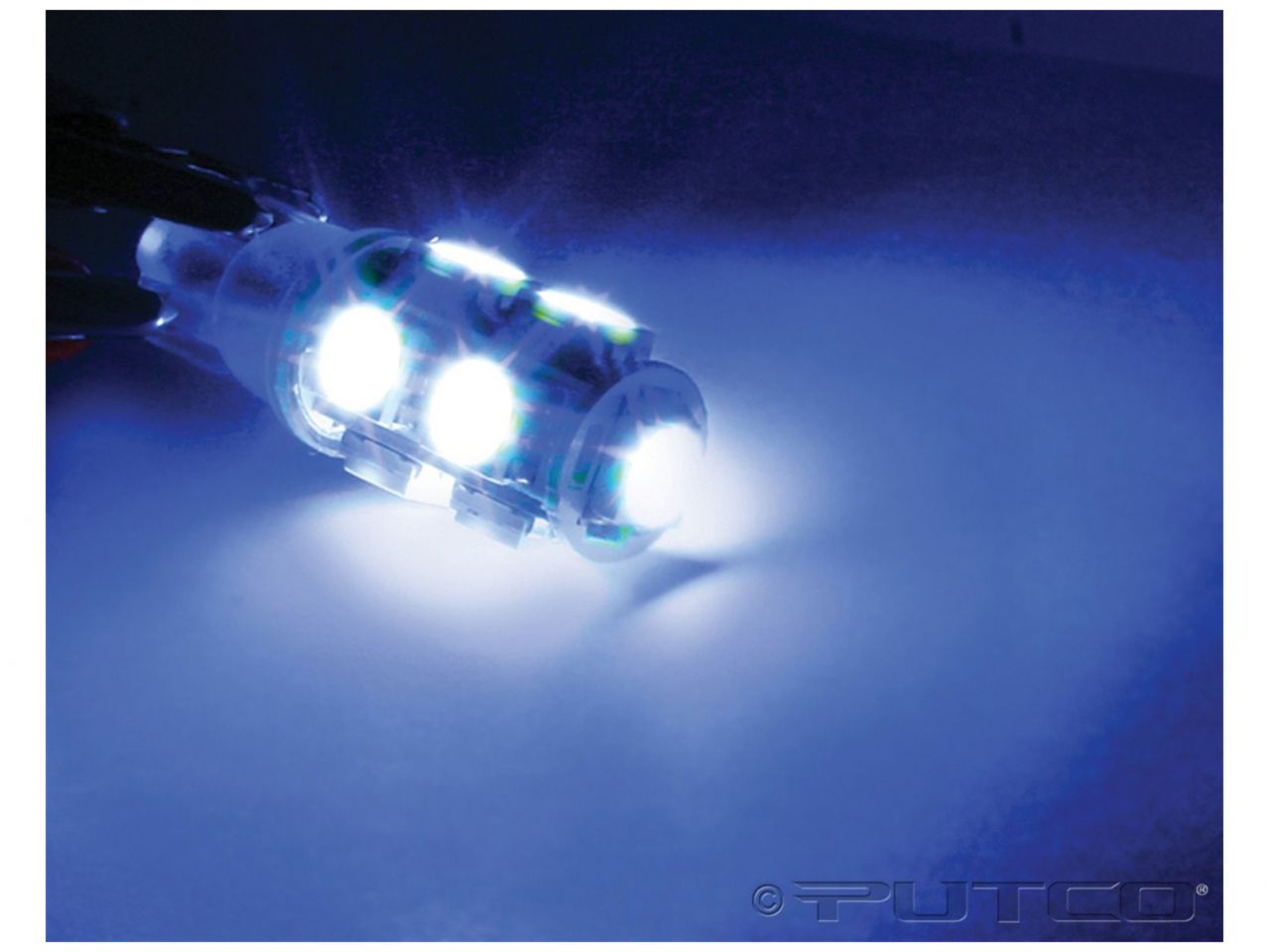 Putco 360 degree 921 Wedge Bulb - Blue (LED Replacement Bulb)