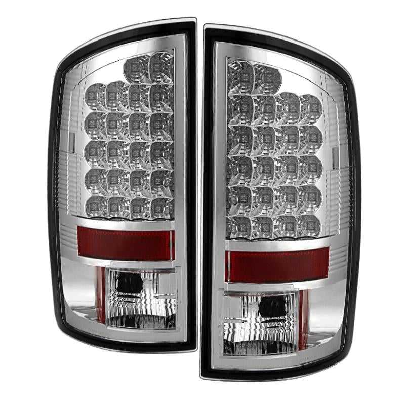 Spyder Dodge Ram 07-08 1500/Ram 07-09 2500/3500 LED Tail Lights Chrome ALT-YD-DRAM06-LED-C 5002624 Main Image