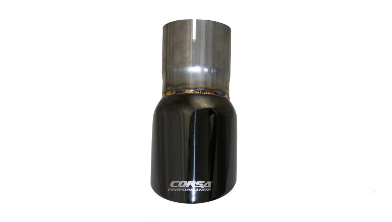 Corsa Single Universal 2.75in Inlet / 3.5in Outlet Black PVD Pro-Series Tip Kit TK003BLK Main Image