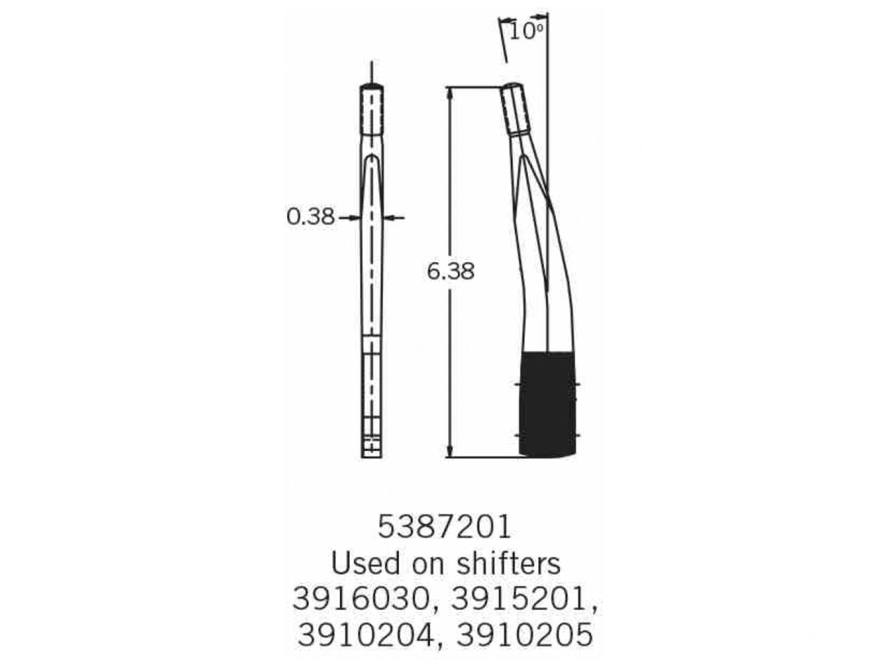 Hurst Shifters Replacement Competition Plus Upper Stick Replacement