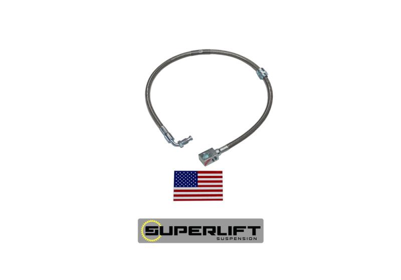 Superlift 78-79 Ford F-150/Bronco w/ 4-9in Lift Kit (Single) Bullet Proof Brake Hose 91280 Main Image