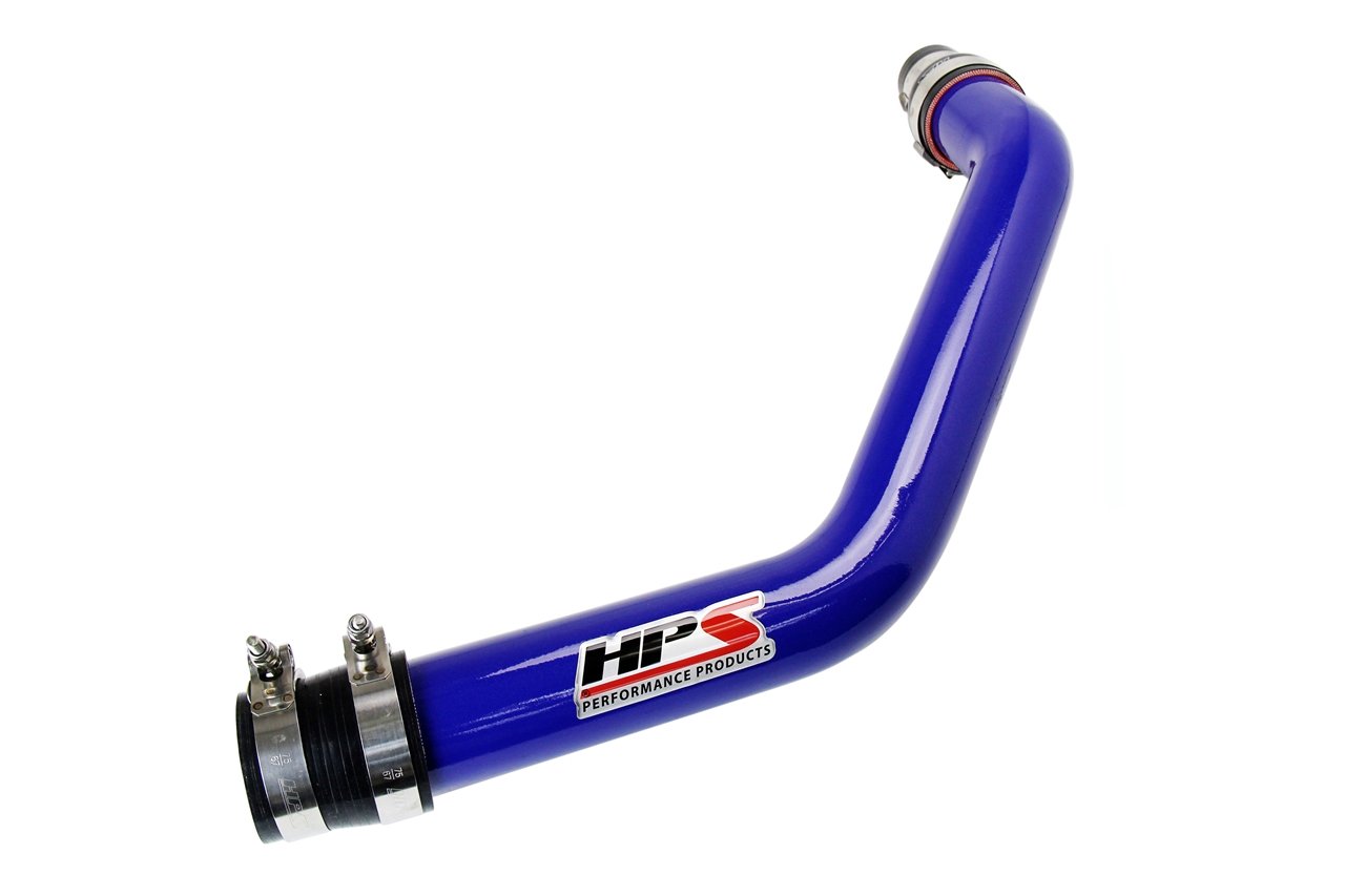 HPS 2.5" Upper Intercooler Pipe UICP, 08-15 Mitsubishi Lancer EVO X Turbo, Blue