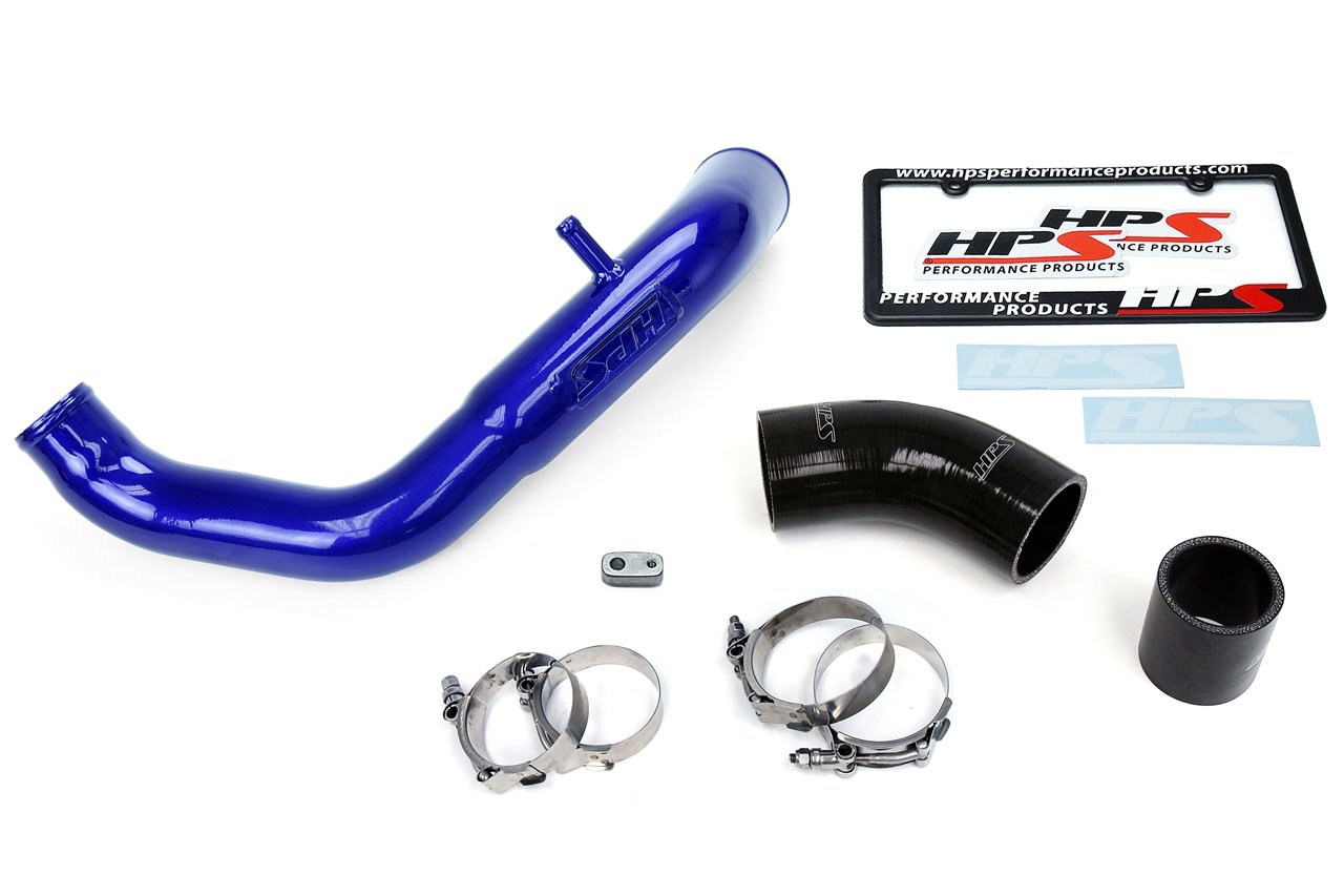 HPS Intercooler Hot Charge Pipe Turbo Boost 15-17 Lexus NX200t 2.0L Turbo, Blue