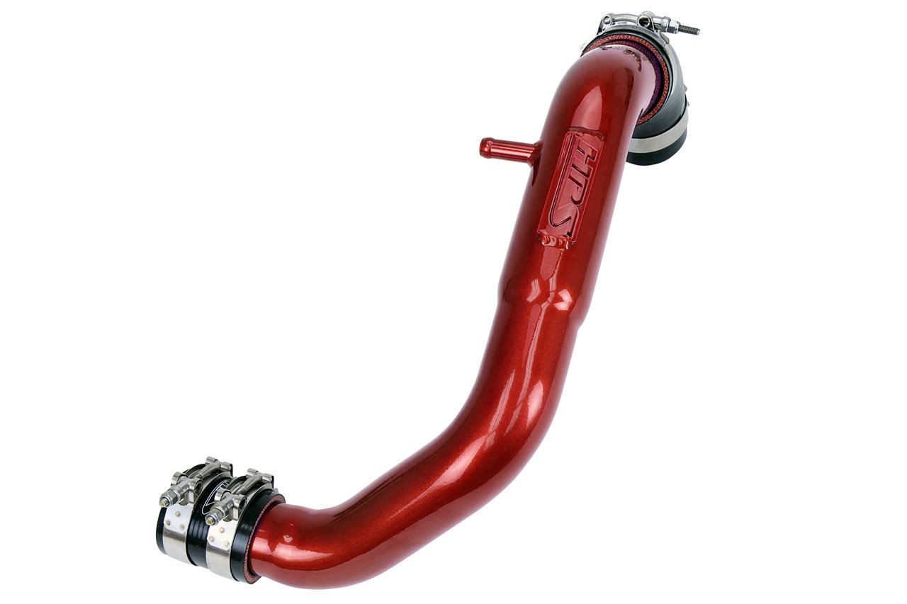 HPS Intercooler Hot Charge Pipe Turbo Boost 15-17 Lexus NX200t 2.0L Turbo, Red