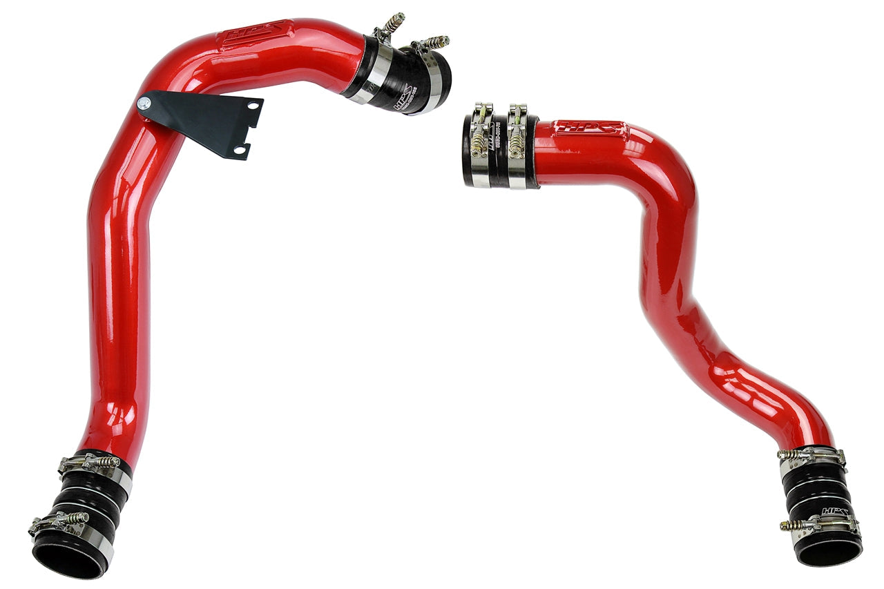 HPS Performance Products HPS Hot & Cold Side Charge Pipe with CAC Hose Intercooler Boots, 03-07 Ford F250 Superduty Powerstroke 6.0L Diesel Turbo