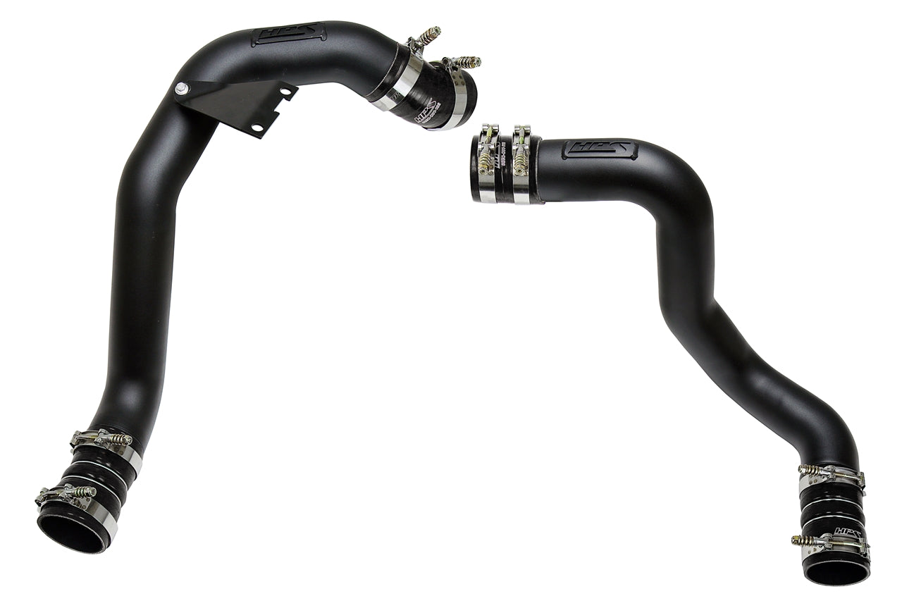 HPS Performance Products HPS Hot & Cold Side Charge Pipe with CAC Hose Intercooler Boots, 03-07 Ford F250 Superduty Powerstroke 6.0L Diesel Turbo