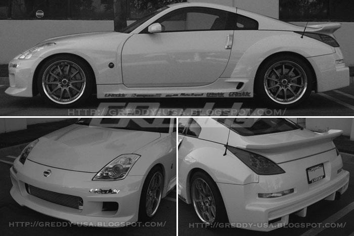 GReddy JDM GReddy GRacer Full Over-Fender Aero Kit - Nissan 350Z (Z33) - Available again!