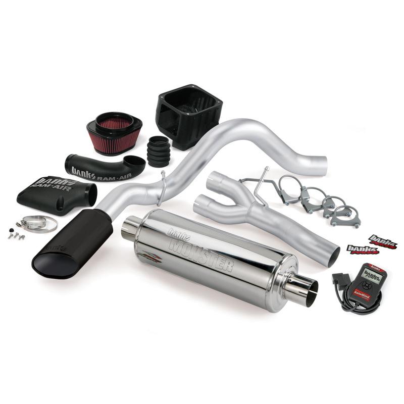 Banks Power 99-02 Chevy 4.8-5.3L ECSB Stinger System - SS Single Exhaust w/ Black Tip 48030-B Main Image